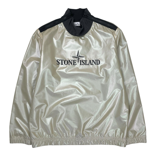 Stone Island Iridescent Coating Tela Reflex Mat Smock, Size Large