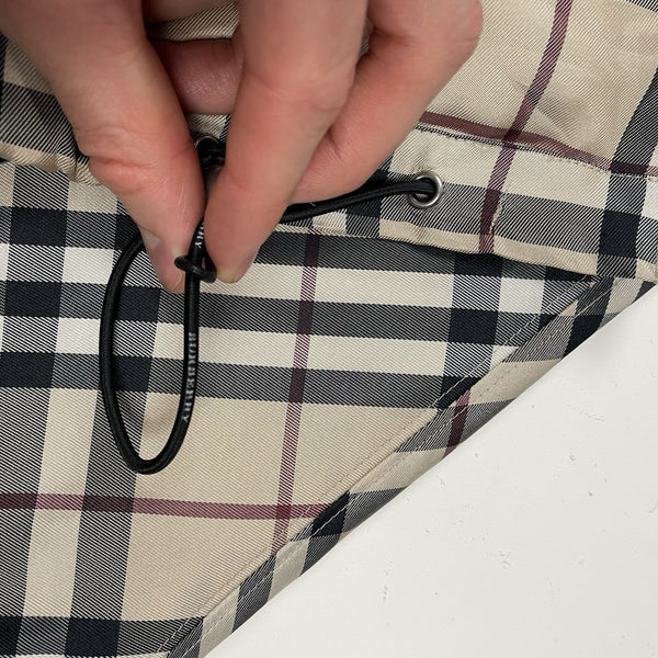 Burberry Nova Check Jacket, Size Small
