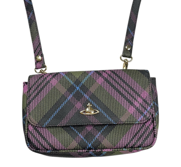 Vivienne Westwood Tartan Crossbody Bag
