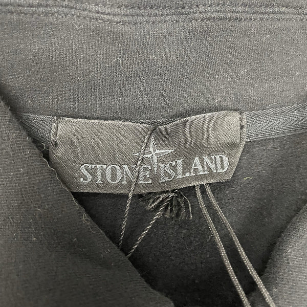 Stone Island Black Felpa Ghost Polo Brand New, Size XXL
