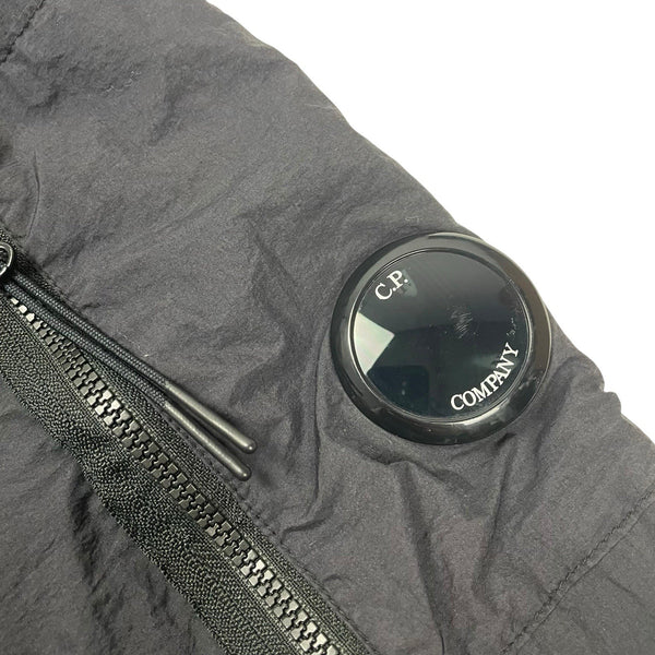 CP Company Black Lens Smock 1/4 Zip, Size Large
