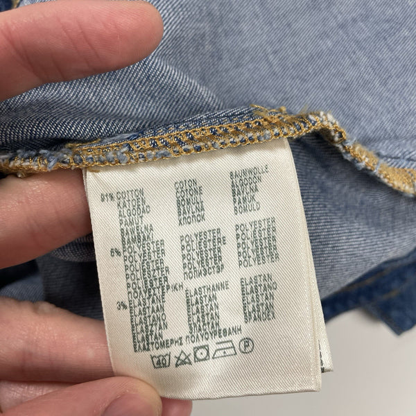 Vivienne Westwood Lee Denim Corset, Size Large L