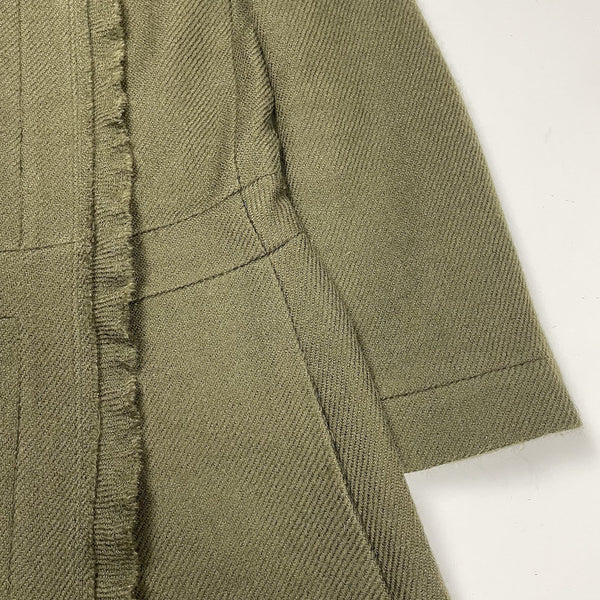 Prada Trench Coat 100% Wool, Size UK 8