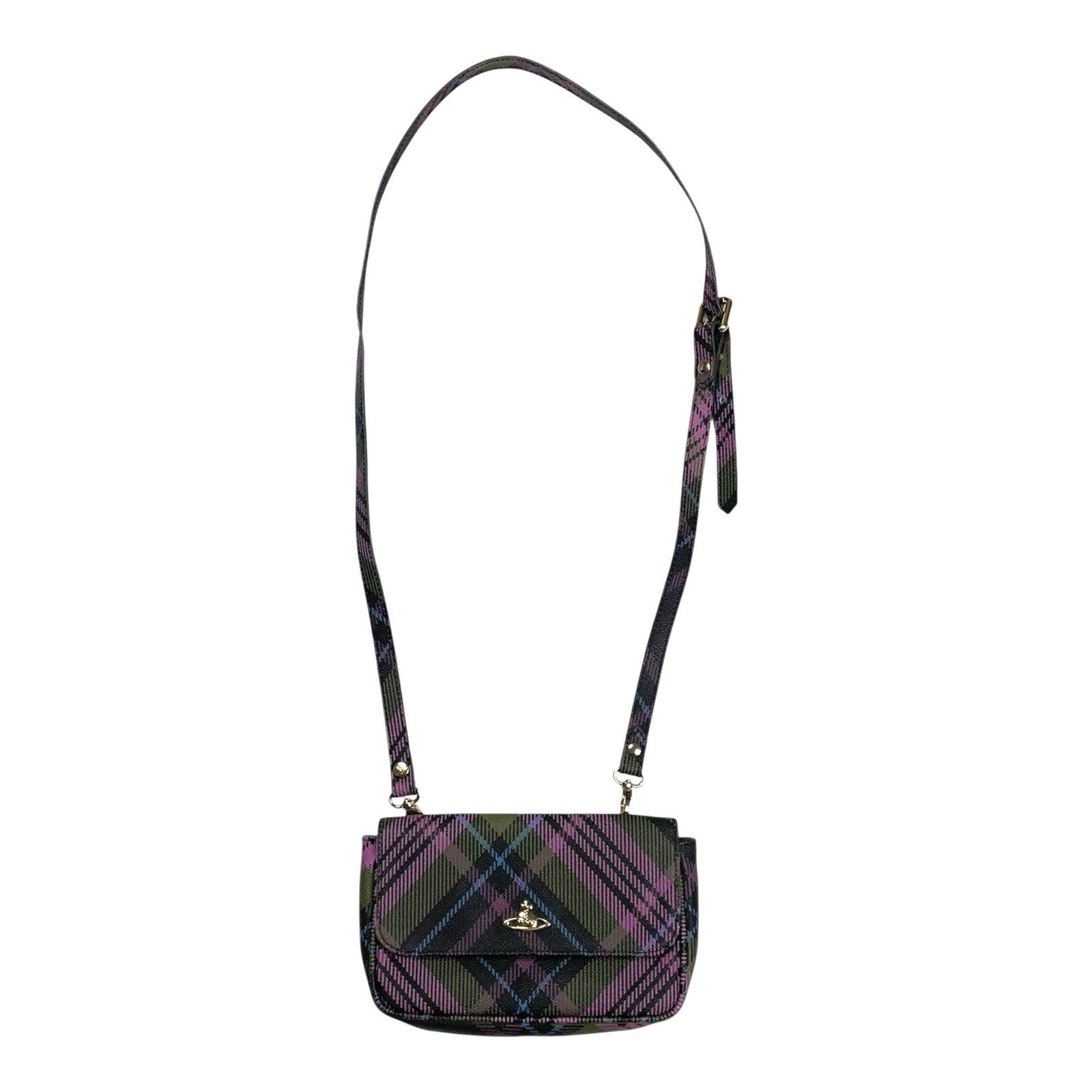 Vivienne Westwood Tartan Crossbody Bag