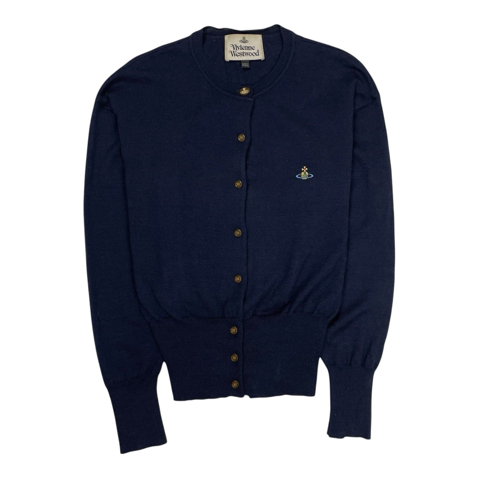 Vivienne Westwood Wool Knit Cardigan, Size Small