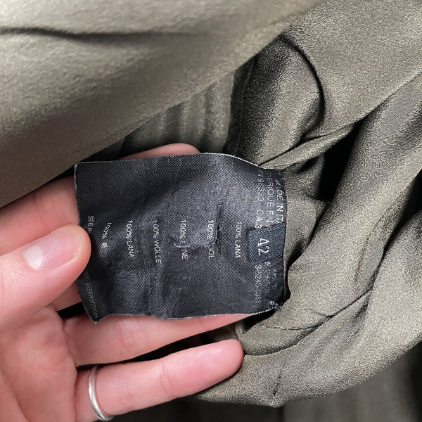 Prada Trench Coat 100% Wool, Size UK 8