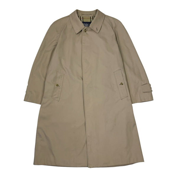 Vintage Burberry Nova Check Trench Coat, Size 50