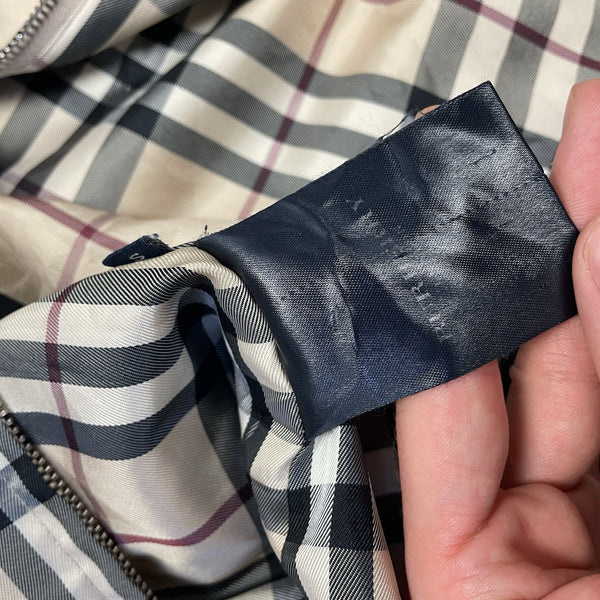 Burberry Nova Check Jacket, Size Small