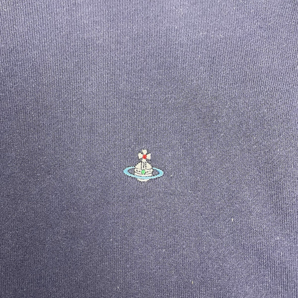 Vivienne Westwood Navy Full Zip Hoodie, Size Large