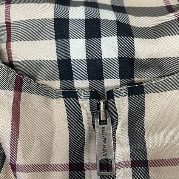 Burberry Nova Check Jacket, Size Small