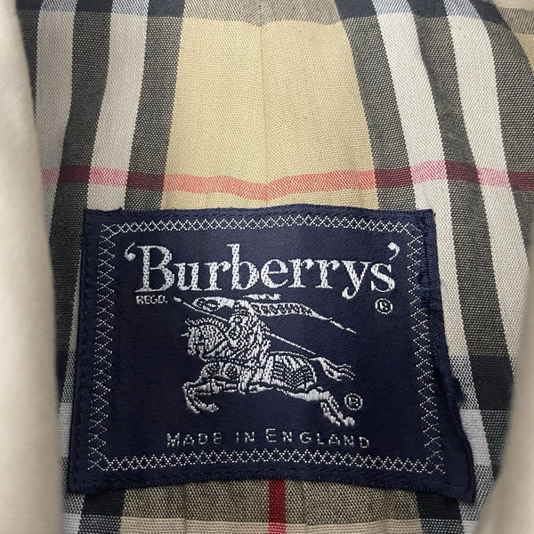 Vintage Burberrys Nova Check Trench, Size 50 Reg