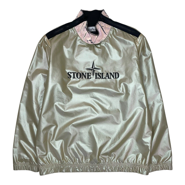 Stone Island Iridescent Coating Tela Reflex Mat Smock, Size Large