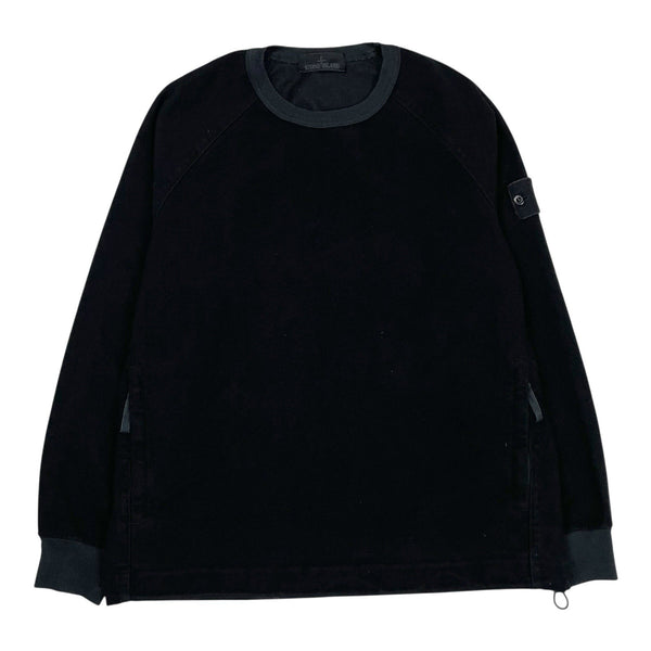 Stone Island Ghost Moleskin Sweatshirt, Size Small