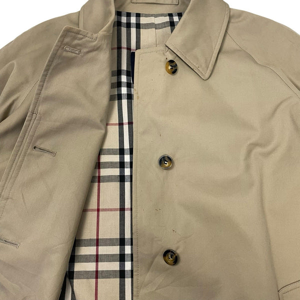 Burberry Nova Check Trench Coat, Size 12 Reg