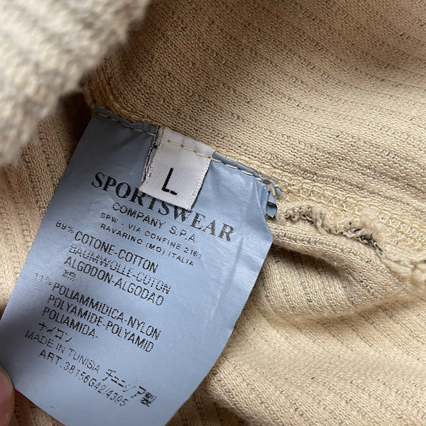 Vintage Stone Island Knit Hoodie, Size Large