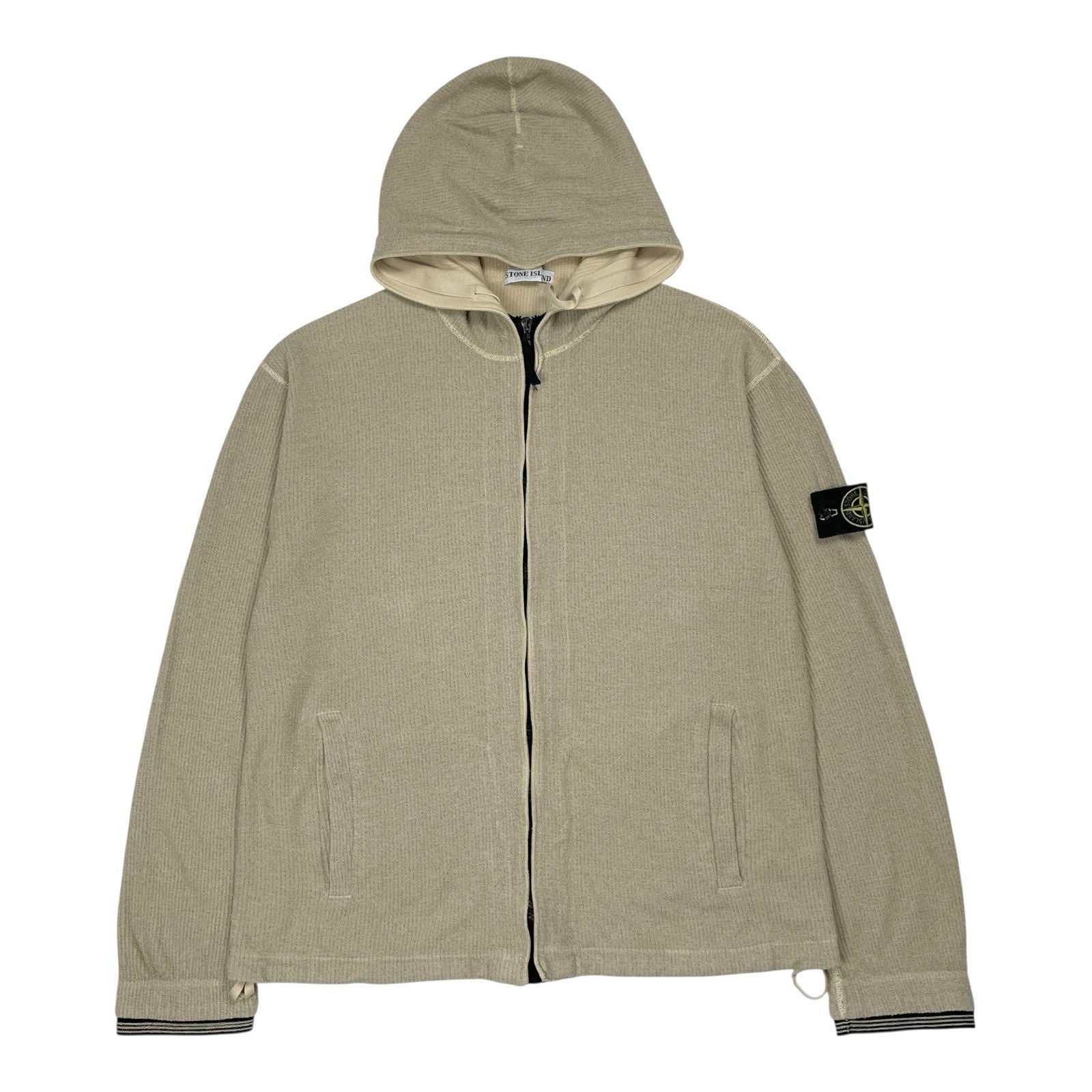 Vintage Stone Island Knit Hoodie, Size Large