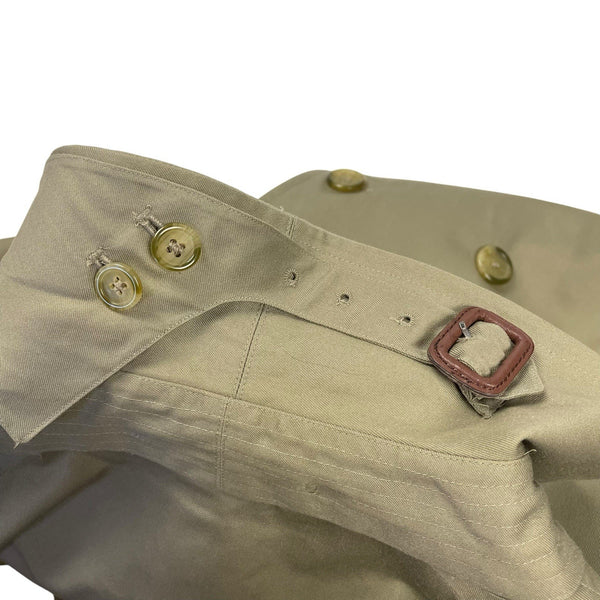 Vintage Burberrys Nova Check Trench Coat, Size 50 Long