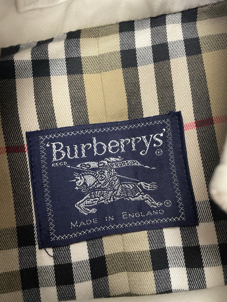 Burberry Nova Check Trench Coat, Size UK 8 Petite