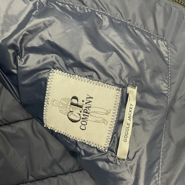 CP Company Mixed Soft Shell Goggle Puffer Jacket, Size XL