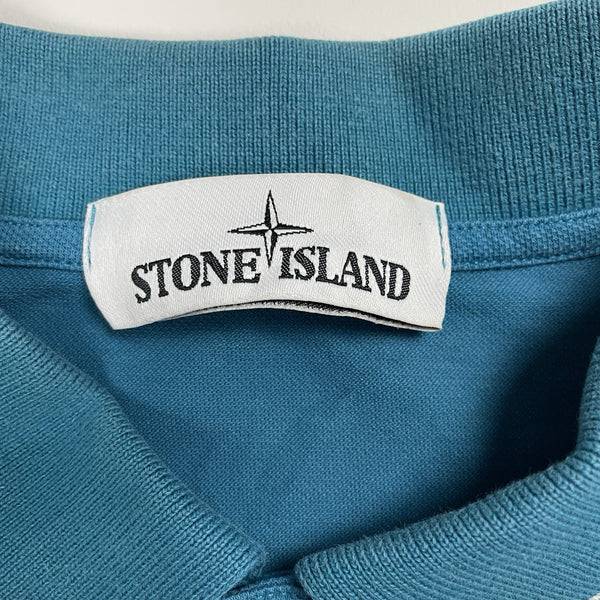 Stone Island Long Sleeve Polo Shirt, Size Medium