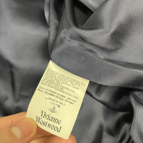 Vivienne Westwood Gingham Check Bomber Jacket, Size Medium