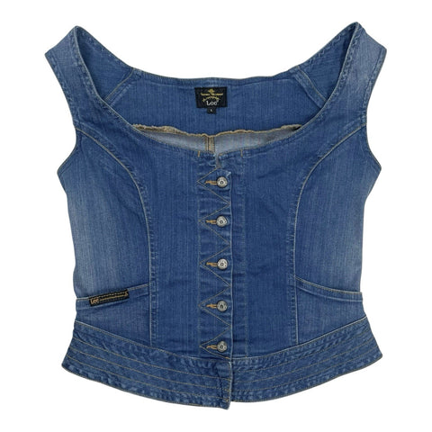Vivienne Westwood Lee Denim Corset, Size Large L
