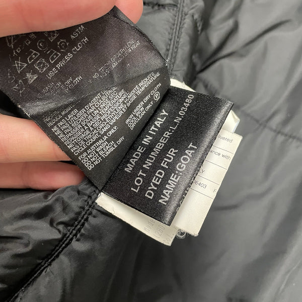 Prada Goretex Jacket Fur Trim, Size Large