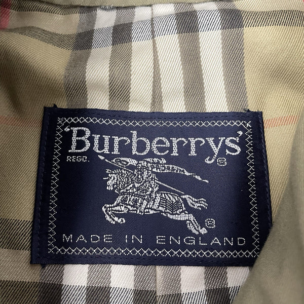 Vintage Burberrys Nova Check Trench Coat, Size 50 Long