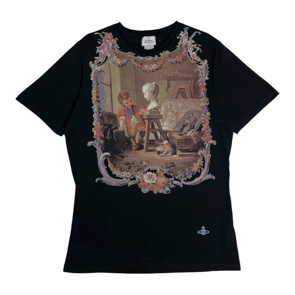 Vivienne Westwood Sculpture Boy Boucher Painting T-Shirt, Size Small