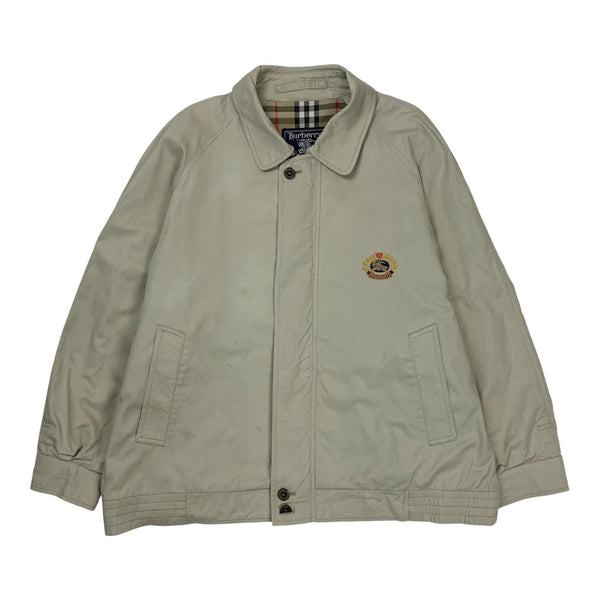 Vintage Burberry Nova Check Crest Harrington Jacket, Size Medium