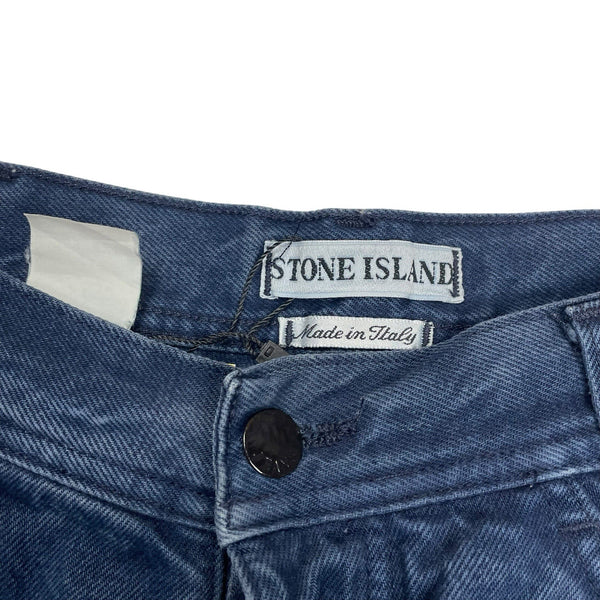 Vintage Stone Island Green Edge Badge Jeans, W32 L28