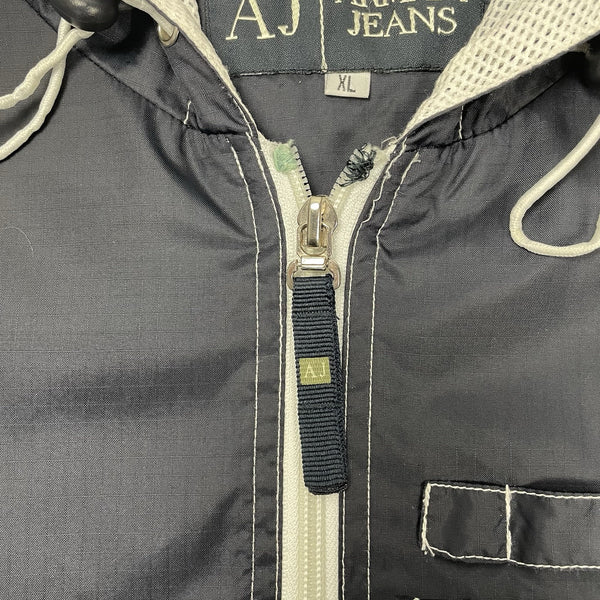 Vintage Armani Jeans Ventilated Jacket, Size XL
