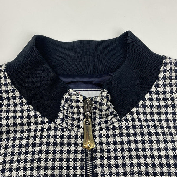 Vivienne Westwood Gingham Check Bomber Jacket, Size Medium
