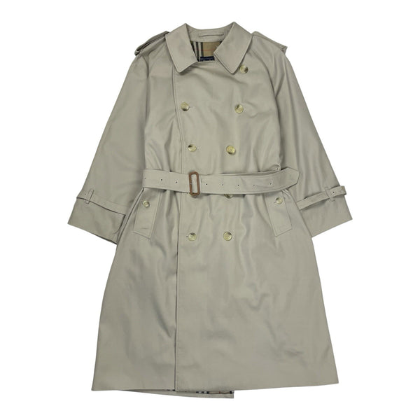 Vintage Burberry Beige Trench Coat, Size 50