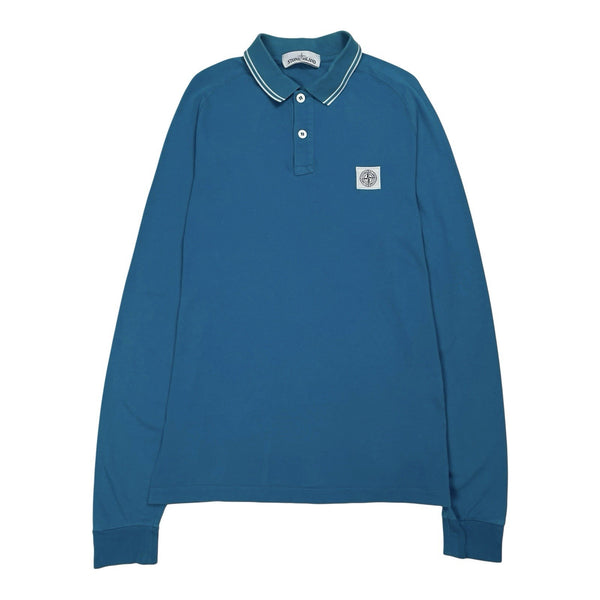 Stone Island Long Sleeve Polo Shirt, Size Medium