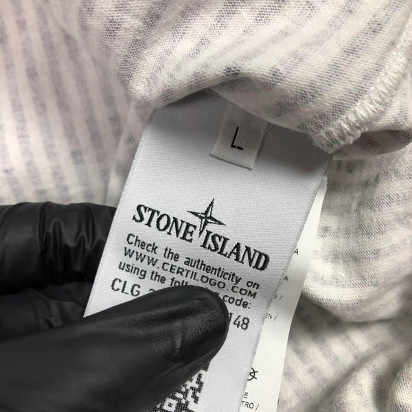Stone Island Marina striped long sleeve, Size Large