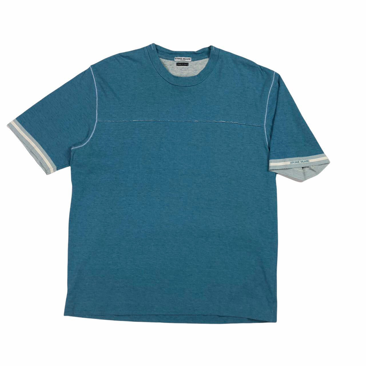 Vintage Stone Island Striped T shirt, Size Medium