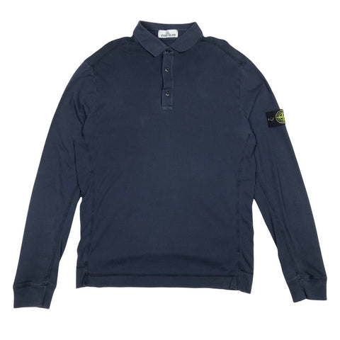 Stone Island long sleeve polo shirt, Size XXL