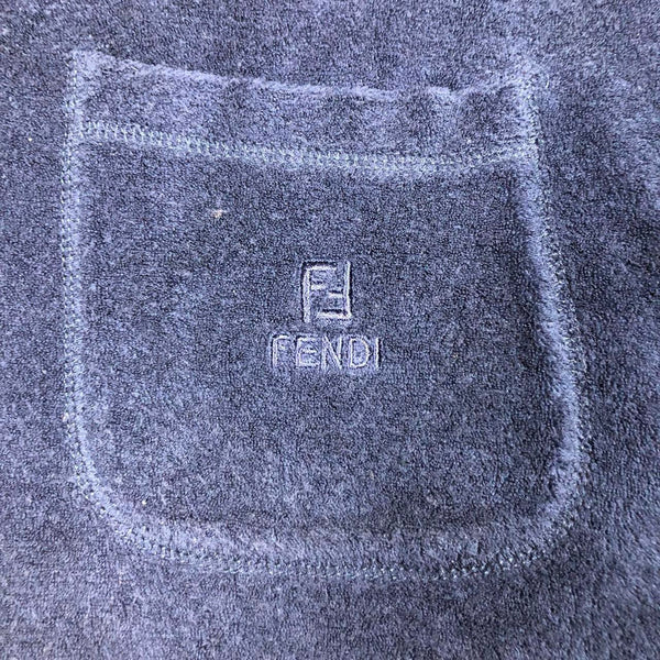 Fendi Terrycloth Sweatshirt, Size Medium