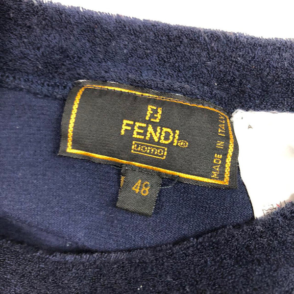 Fendi Terrycloth Sweatshirt, Size Medium