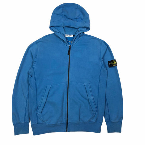 Stone Island Zip Up Hoodie, Size XL