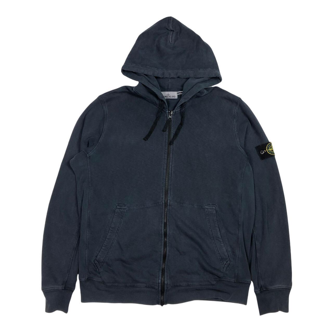 Stone Island Zip Up hoodie, Size XXL