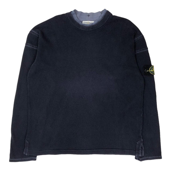 Stone Island Double Collar Sweatshirt, Size Large