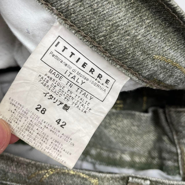 Just Cavalli Monogram Jeans, Size 28