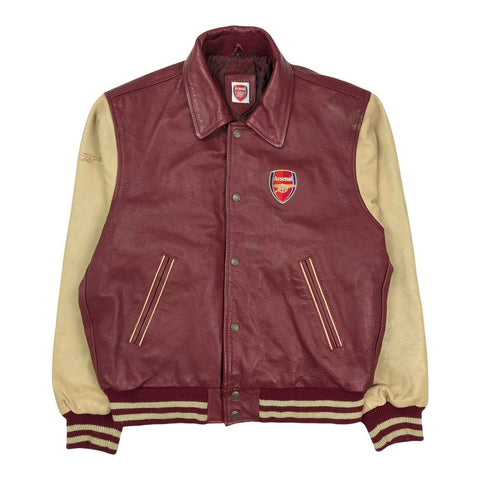 Vintage Arsenal Leather Jacket, Size Large