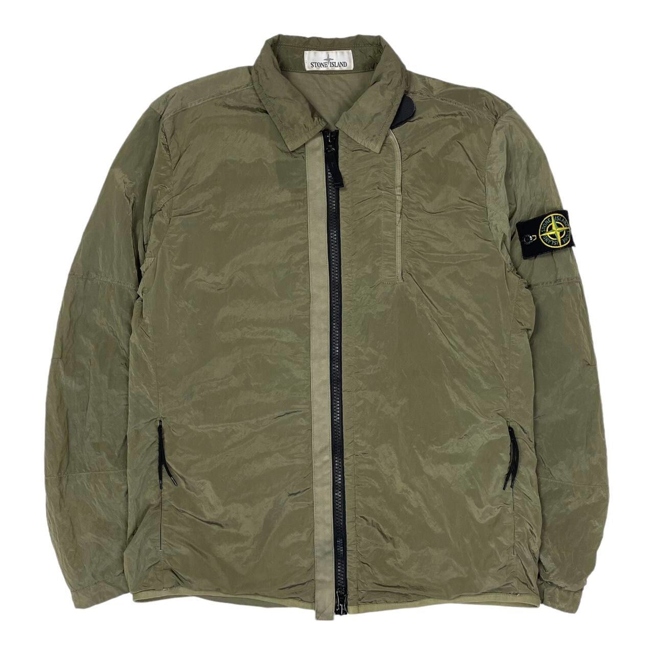 Stone Island Nylon Overshirt, Size Small