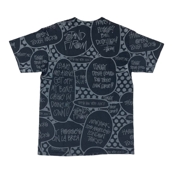 Vintage Stussy Speech Bubble T-Shirt, Size Medium
