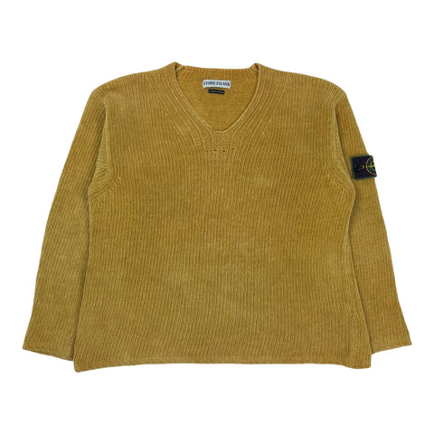 Vintage Stone Island Chenille Knit, Size Small