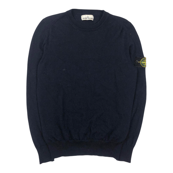 Navy stone island jumper hotsell