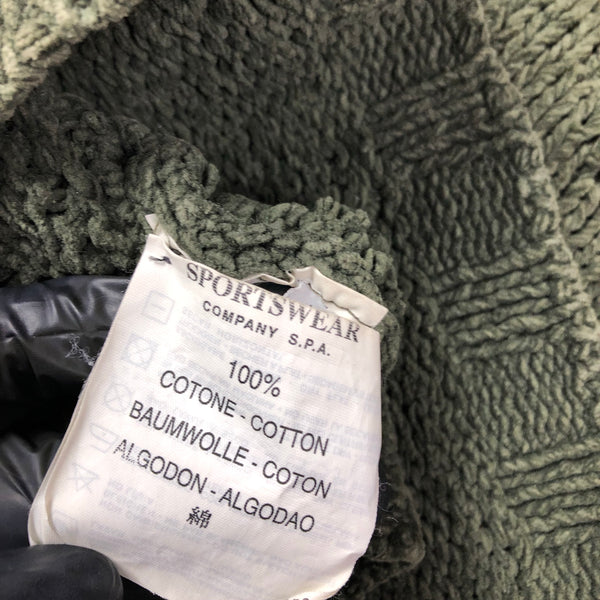 Vintage Stone Island Green Edge Knit, Size Large